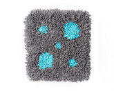 Pet Parents Forager Mat meadow closeup shows absorbent center for mess control.