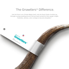 Pet Parents Gnawtlers vacuum-sealed packaging keeps antlers fresh and clean