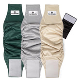 Pet Parents Washable Belly Bands small pack shows waist measurement for proper fit.