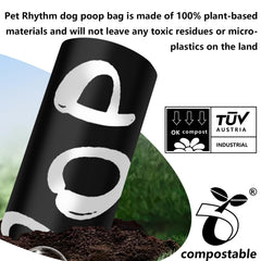 Pet Rhythm flowers-scented leak-proof bags help manage odors outdoors