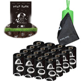 Pet Rhythm plant-based dog poop bags roll for eco-friendly cleanup on strolls