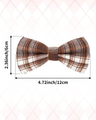 PET SHOW slip-on bowtie on collar for easy festive styling.