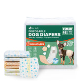 Pet Soft disposable dog diapers closefit xsmall show a snug fit for tiny breeds