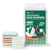 Pet Soft disposable dog diapers small with wetness indicator for easy timely changes