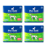 Pet Soft disposable male dog wraps pack front showing leak-protect design for small dogs