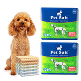 Pet Soft disposable male dog wraps pack front view for quick protection