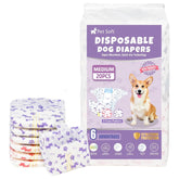 Pet Soft dog diapers with wetness indicator signals diaper change for a cleaner home