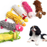 Pet Soft dog toys squeaky pack 6 animals for interactive play and engagement.