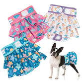 Pet Soft Ocean pack shows the dress-style diaper for comfortable wear.