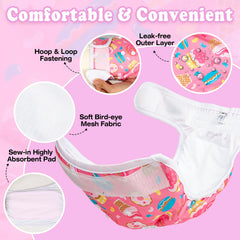 Pet Soft three-pattern pack shows variety for daily wear and several pets.