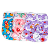 Pet Soft female dog diapers size guide helps ensure a precise, comfortable fit.