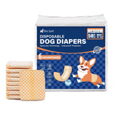 Pet Soft Male Dog Wraps pack-50pcs view, reliable leak protection for accidents.