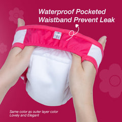 Pet Soft diaper close-up highlighting strong Velcro and durable tape.