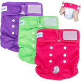 Pet Soft Washable Female Diapers XL waistband: secure fit for large dogs and leak prevention.