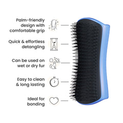 Pet Teezer gentle polymer teeth support comfortable grooming sessions