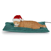 Petace Outdoor Heated Cat Bed front view shows warm shelter for indoor and outdoor use.