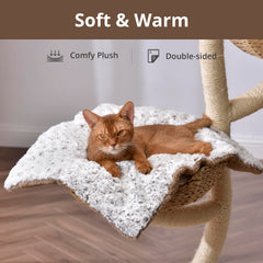 Petace self-warming bed removable cover close-up showcases easy cold-water cleaning.