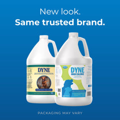 PetAg Dyne bottle pour-over food shows convenient mixing for daily calories.