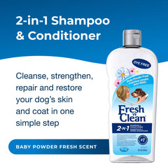 PetAg Fresh ’n Clean foamy lather ready for easy conditioning.