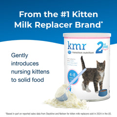 PetAg KMR 2nd Step powder mixed with warm water for smooth preparation