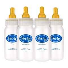 PetAg Nurser Bottle 4oz pack front view highlights natural feeding support and easy monitoring
