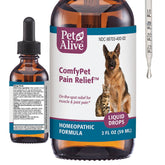 PetAlive ComfyPet pain relief bottle front showing mobility support