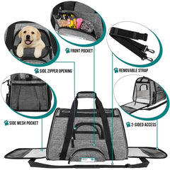 PetAmi durable 6000D polyester carrier for long-lasting use