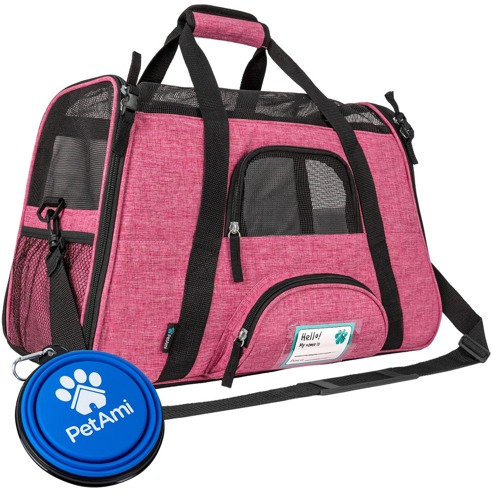 PetAmi airline-approved carrier under-seat offers compact, secure travel for small pets.