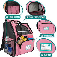 PetAmi airline-approved pet backpack ready for airport travel