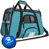 PetAmi airline approved pet carrier under-seat fits easily for flights and travel.