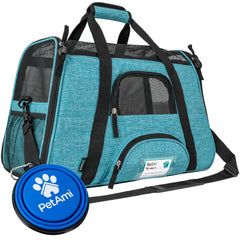 PetAmi airline approved pet carrier under-seat for easy travel and storage