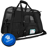 PetAmi airline-approved carrier under-seat for travel convenience.