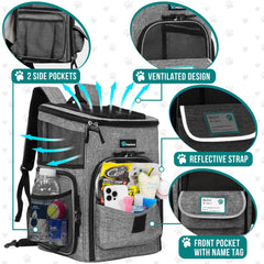 PetAmi ventilated-backpack design showcasing airflow for pets.