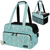 PetAmi Small Dog Purse Carrier front view for easy airline travel and pet access.