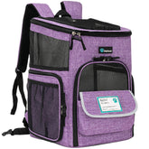 PetAmi dog backpack carrier front view showing safe, breathable design.