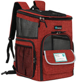 PetAmi dog backpack carrier front view for hands-free travel