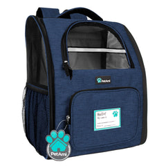 PetAmi dog backpack carrier with side-entry design for easier pet access on hikes.