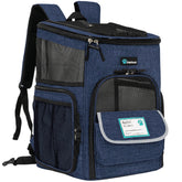 PetAmi dog backpack front view highlights breathable design for comfortable travels