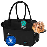 PetAmi dog purse carrier under-seat design supports airline travel with compact comfort.