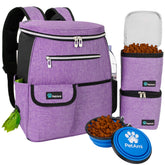 PetAmi Dog Travel Bag Backpack under-seat fit for easy airline travel.