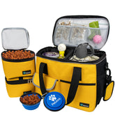 PetAmi dog travel bag front view shows roomy compartments for on-the-go adventures.