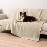 PetAmi fluffy waterproof dog blanket on bed for cozy warmth and protection