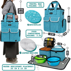 PetAmi food storage container 3L keeps dog meals fresh on travels.