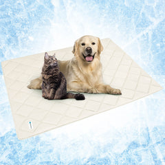 PetAmi Premium Cooling Dog Blanket folded for compact, portable comfort.