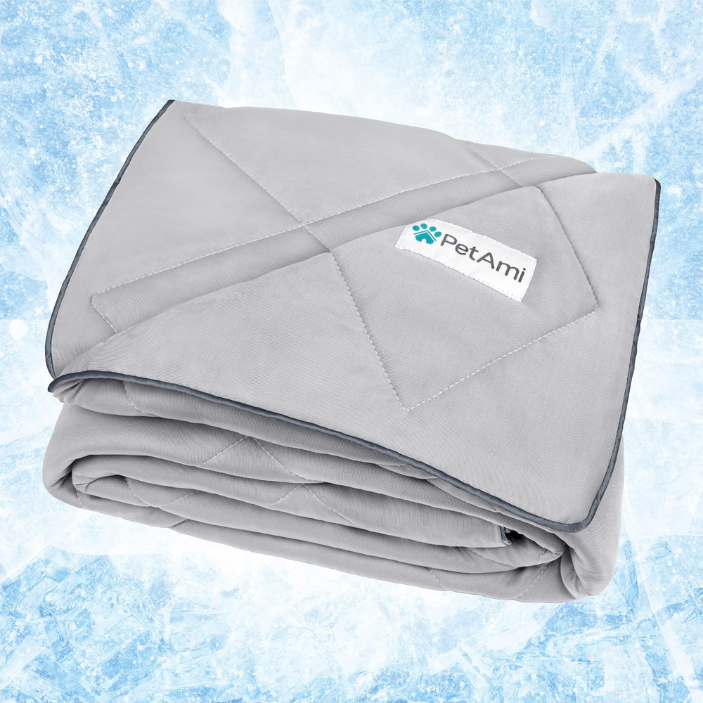 PetAmi Premium Cooling Dog Blanket overview highlighting year-round comfort