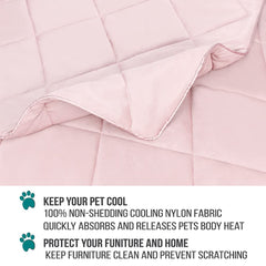 PetAmi premium cooling blanket protects furniture from fur and shedding