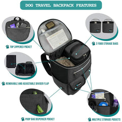 PetAmi puppy diaper bag keeps treats organized and accessible on trips.