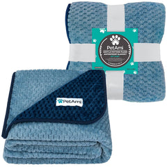 PetAmi reversible dog blanket waffle-pattern highlights dual-sided warmth for cozy naps.
