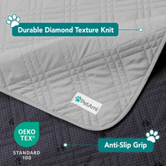PetAmi reversible furniture protector features dual color options for easy room refresh.