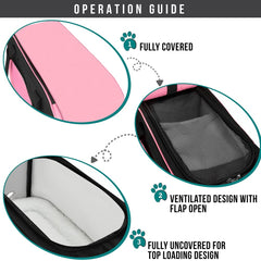 PetAmi sherpa bed insert provides cozy, removable comfort during trips.